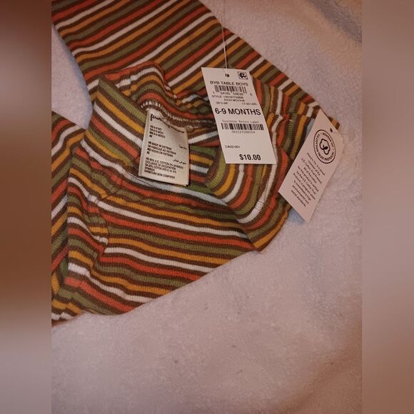 First Impressions Baby Boys Rib Tommy Striped Pants NWT - Picture 5 of 6
